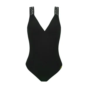Lise Charmel Maillots De Bain - Ajourage Couture Non Wire Plunge Maillot De Bain Noir