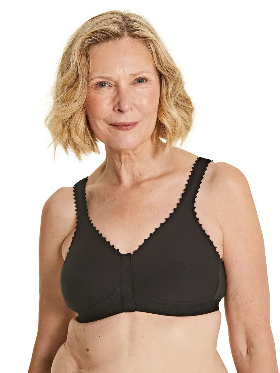 Royce - Soutien-gorge sans fil Comfi-Bra Noir – Image 2