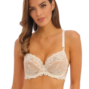 Wacoal - Soutien-gorge à armatures en dentelle Embrace Naturellement Nude / Ivoire