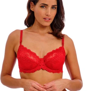 Wacoal - Soutien-gorge à armatures en dentelle Embrace Rouge équestre