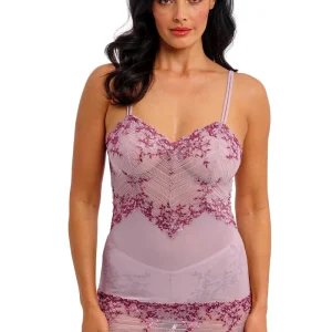 Wacoal - Chemise en dentelle Embrace, souvenir lilas