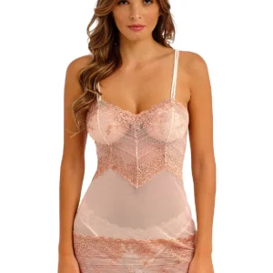 Wacoal - Chemise en dentelle Embrace Aile d'ange/Poussière de rose