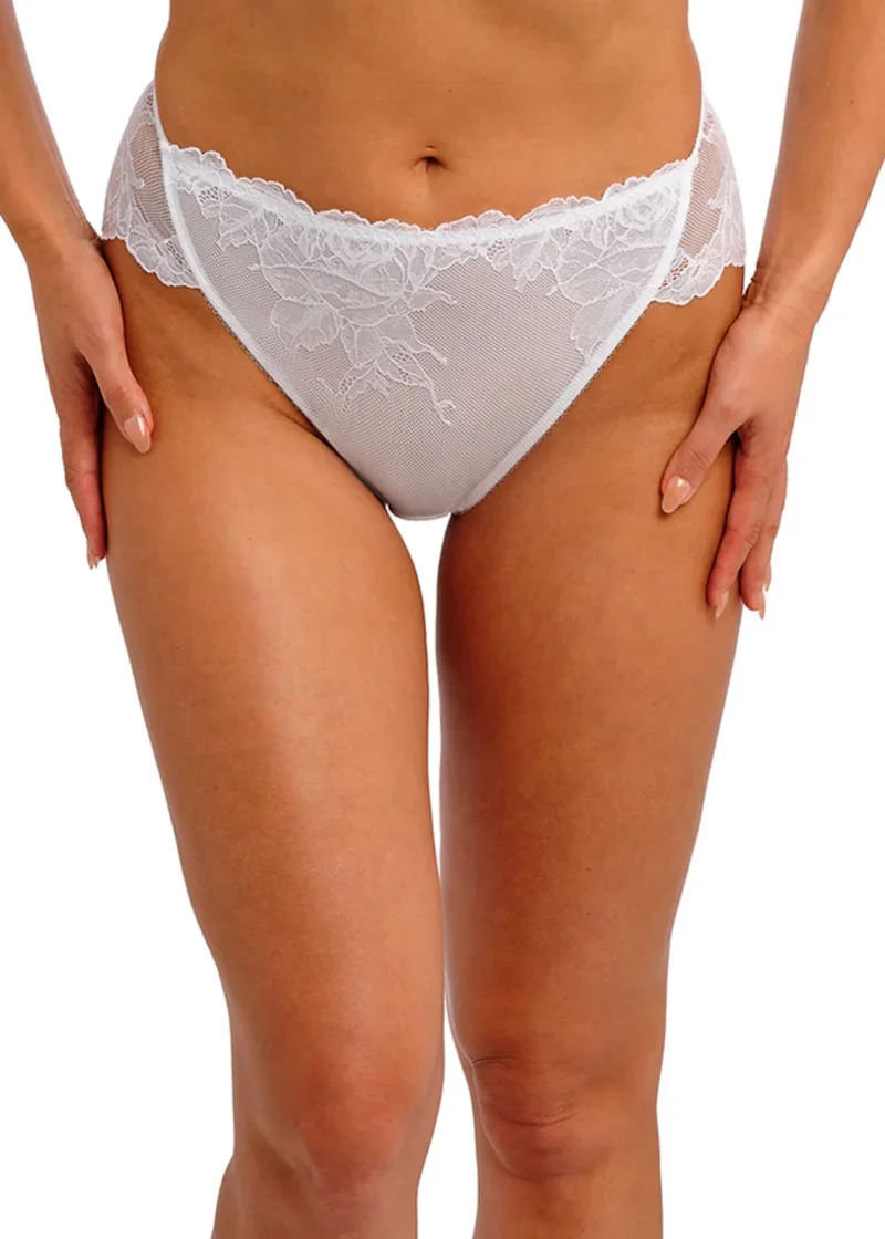 Wacoal - Culotte taille haute Vivid Attraction blanche – Image 2