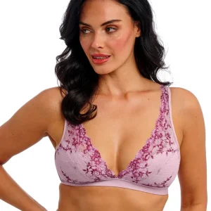 Wacoal - Soutien-gorge à bonnets souples en dentelle Embrace, coloris Lilas