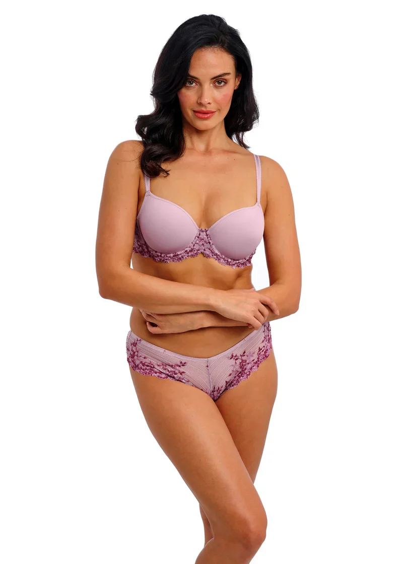 Wacoal - Soutien-gorge contour en dentelle Embrace Keepsake Lilas – Image 3