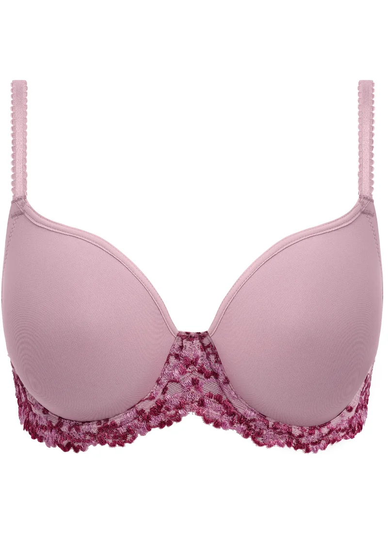 Wacoal - Soutien-gorge contour en dentelle Embrace Keepsake Lilas – Image 5