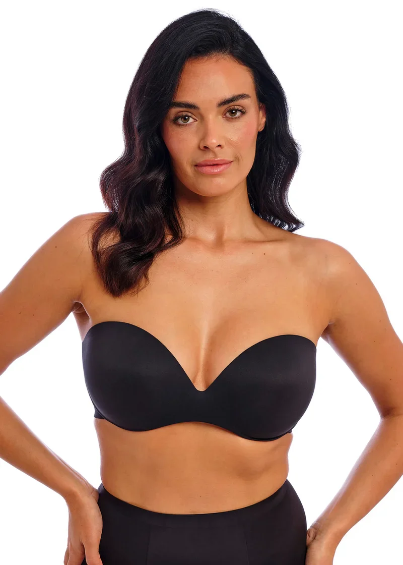 Wacoal - Soutien-gorge moulé sans bretelles à armatures Ines Secret Noir – Image 2