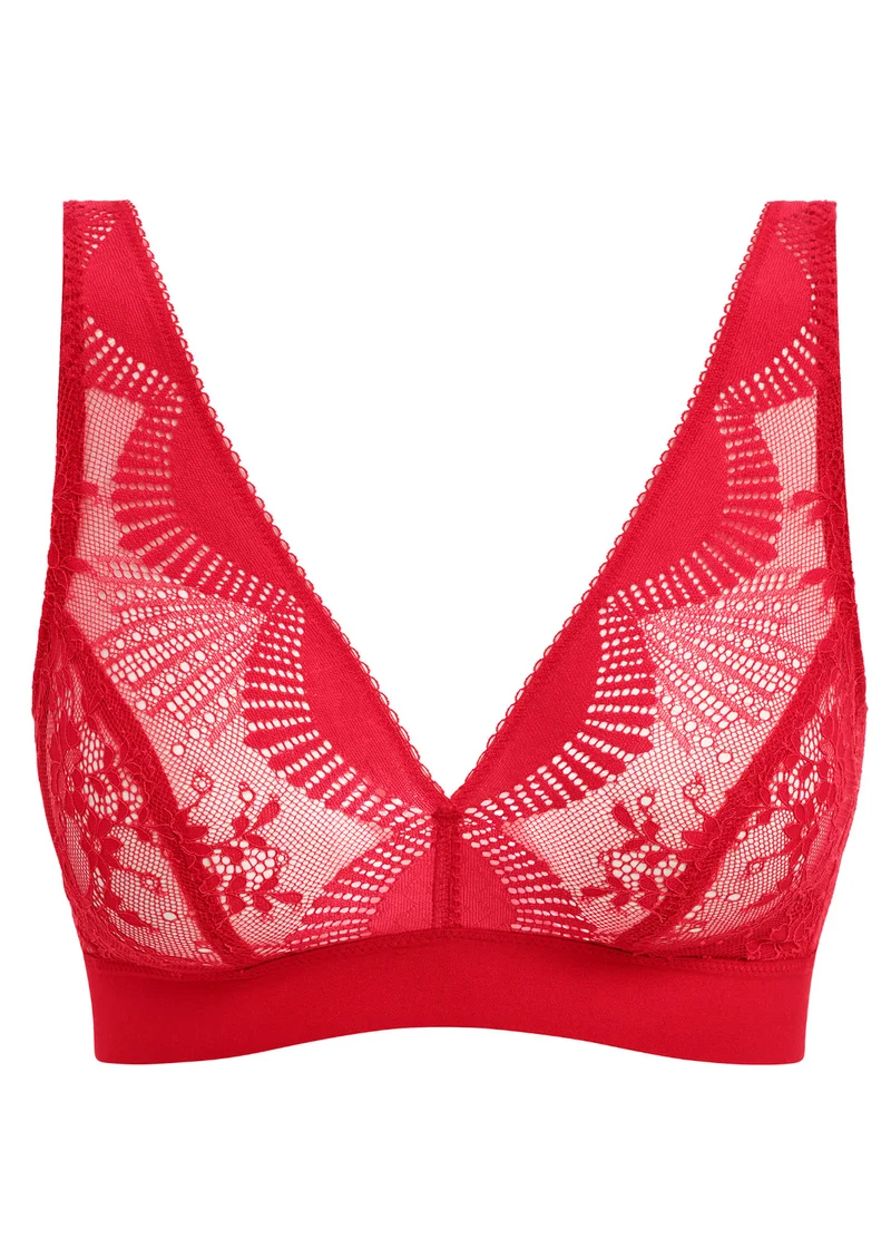 Wacoal - Bralette Sensu Lace sans armatures Salsa – Image 5