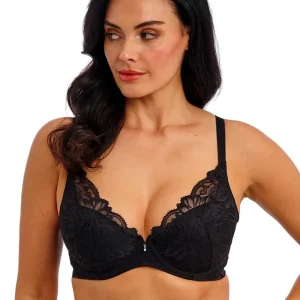 Wacoal - Soutien-gorge plongeant à armatures Abellia Noir