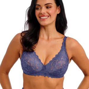 Wacoal - Soutien-gorge sans armatures Eglantine bleu foncé