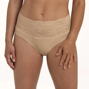 Anita - Culotte taille haute en dentelle essentielle Désert