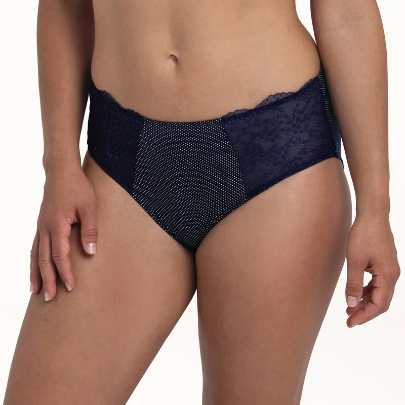 Anita - Culotte taille haute Orely Bleu maritime – Image 2