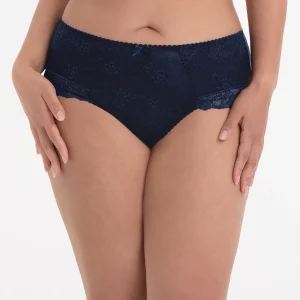 Rosa Faia - Culotte taille haute Bobette Bleu Maritime
