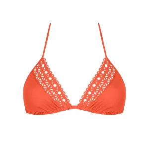 Maillots de bain Lise Charmel - Bikini triangle rembourré souple Ajourage Couture Ajourage Papaye