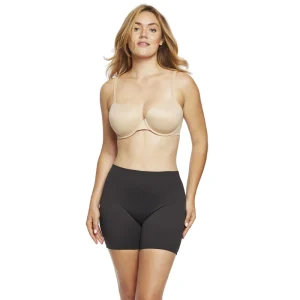 Cupid Shapewear - Short gainant mi-cuisse dos nu noir pour répétition générale