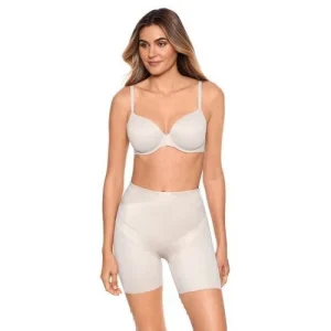 Miraclesuit Shapewear - Short de vélo à la taille pour abdominoplastie, beige chaud