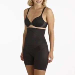 Miraclesuit Shapewear - Abdominoplastie taille haute cuisse plus mince noir