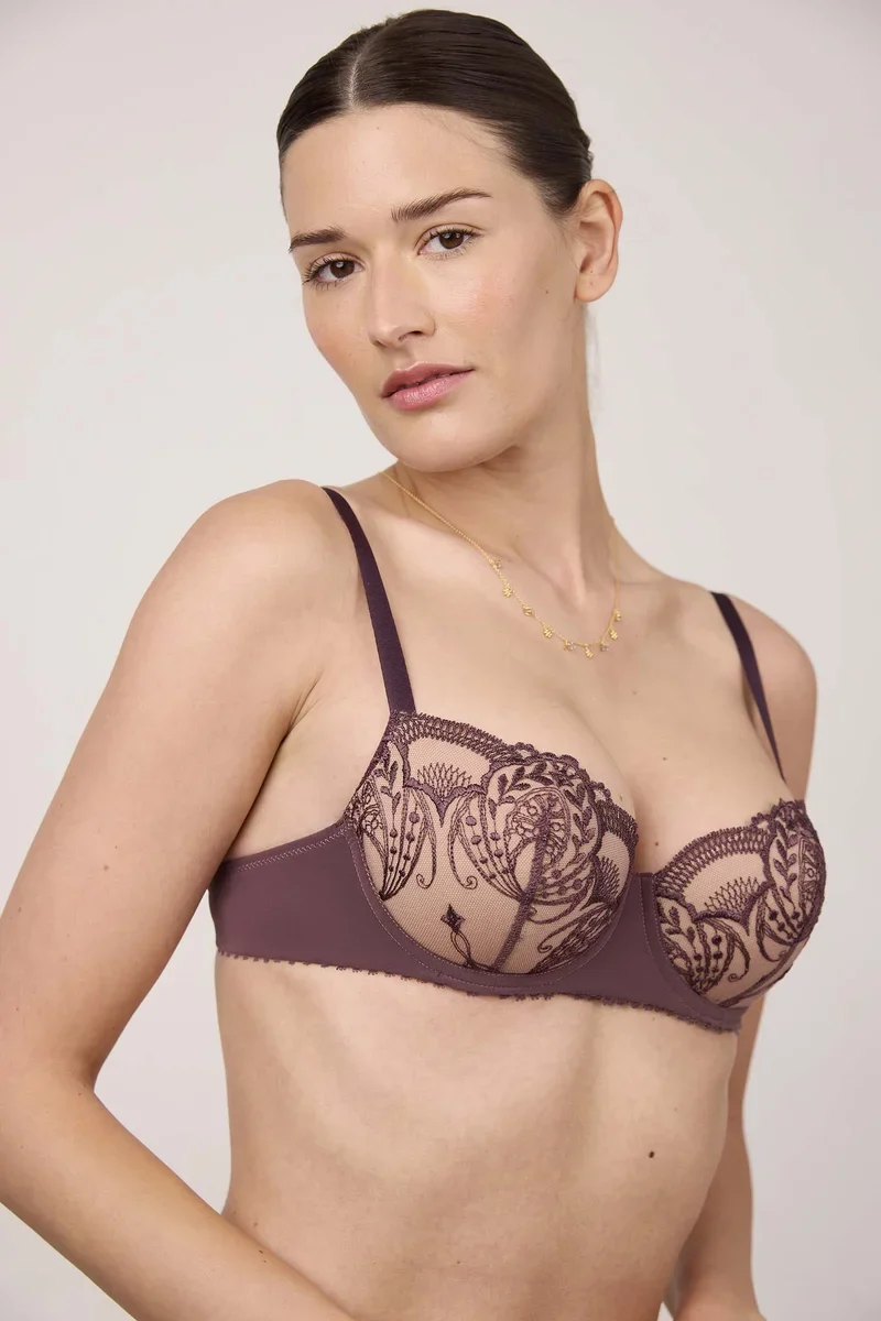 Lejaby - Soutien-gorge corbeille rembourré Poesie Grenadille