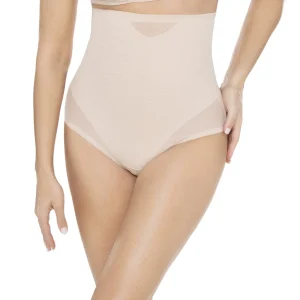 Miraclesuit Shapewear - String taille haute transparent sexy beige chaud