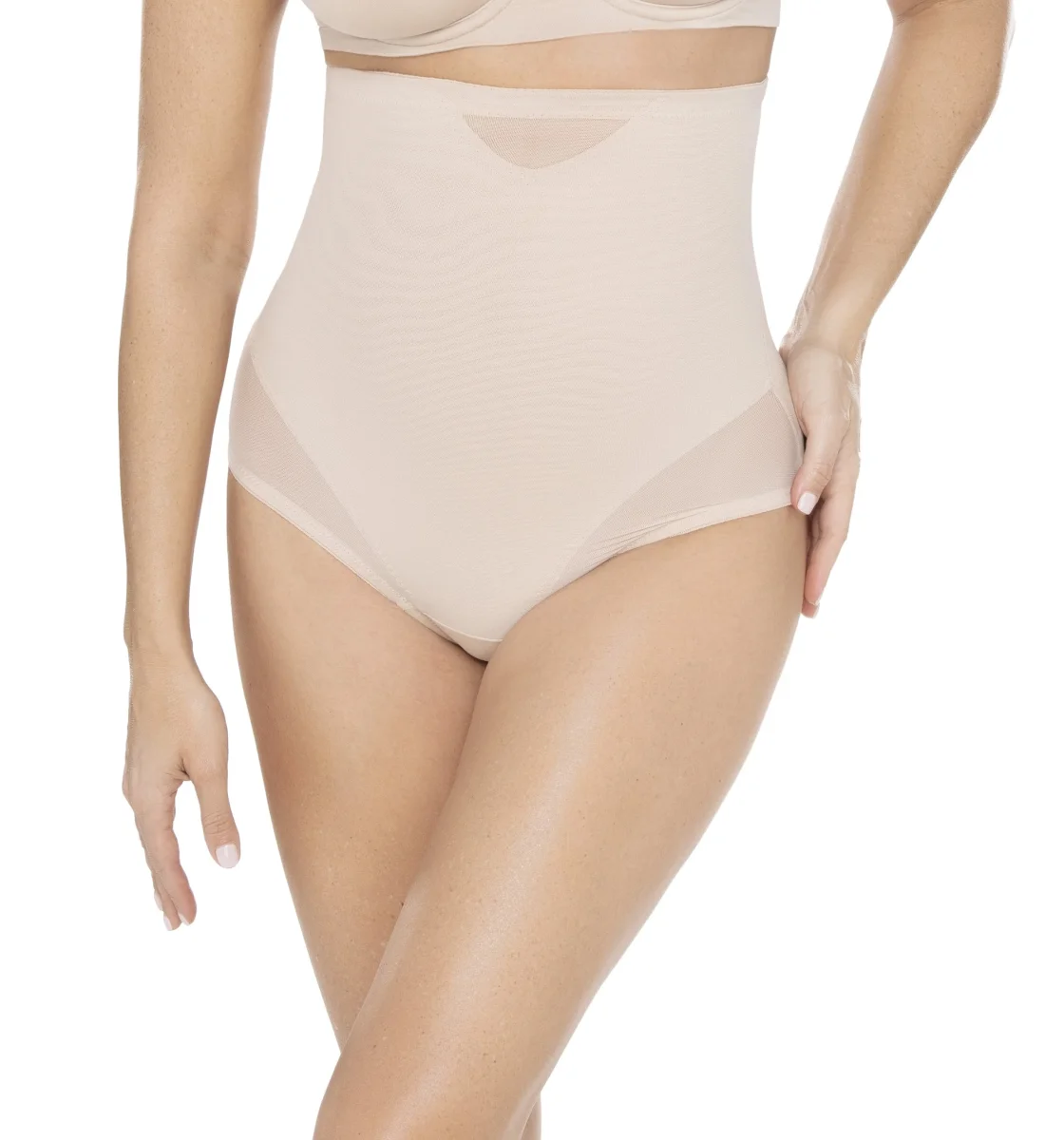 Miraclesuit Shapewear - String taille haute transparent sexy beige chaud – Image 2