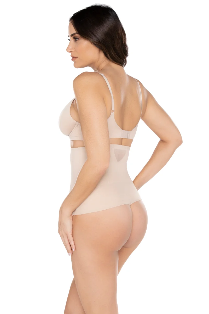 Miraclesuit Shapewear - String taille haute transparent sexy beige chaud – Image 4