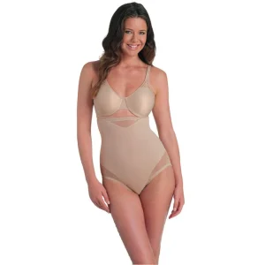 Miraclesuit Shapewear - Slip sexy transparent taille haute beige chaud