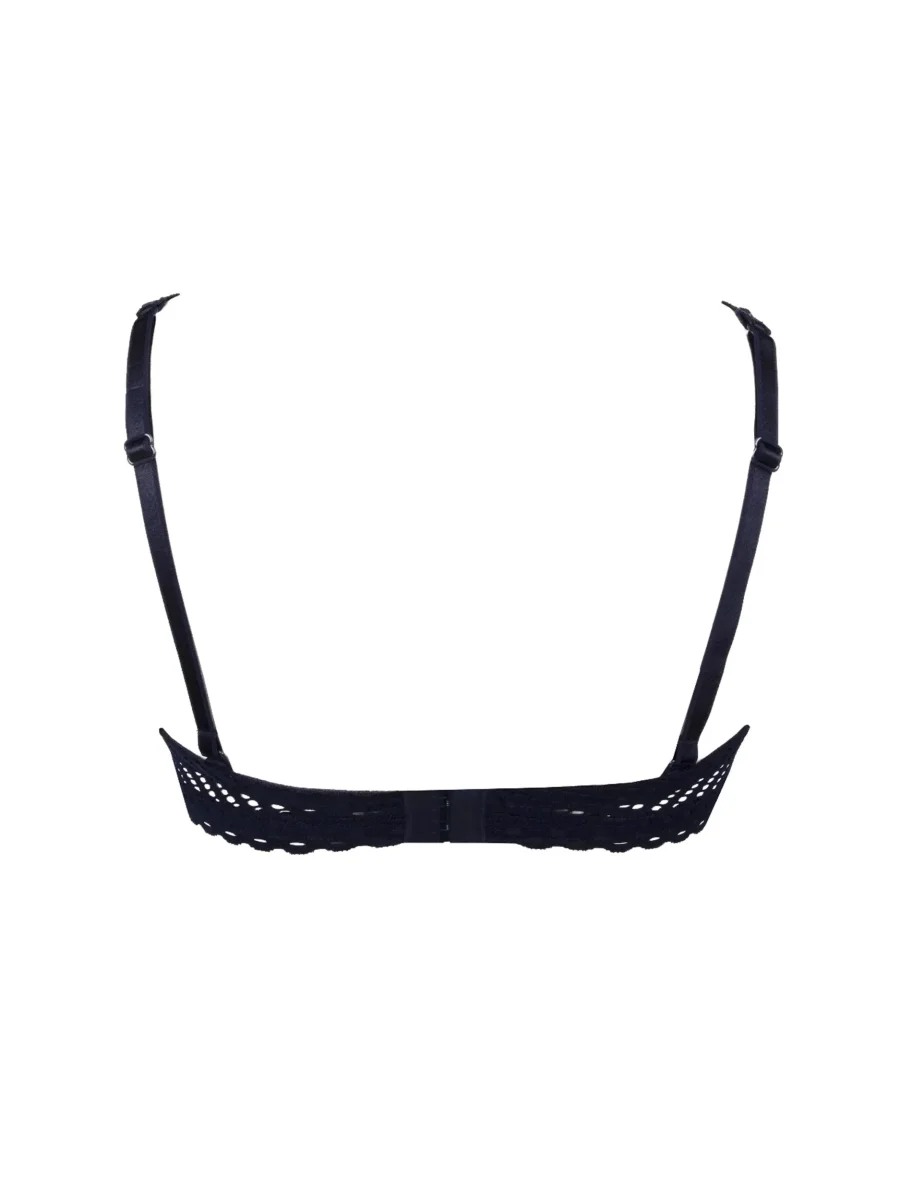 Antigel By Lise Charmel - Soutien-gorge bandeau bandeau graphique Tressage Tressage Marine – Image 3