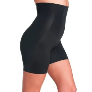 Cupid Shapewear - Sleek Essentials Plus Culotte amincissante taille haute pour cuisses Noir