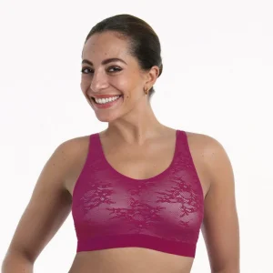 Soutien-gorge post-mastectomie en dentelle essentielle Anita Care, rose bonbon