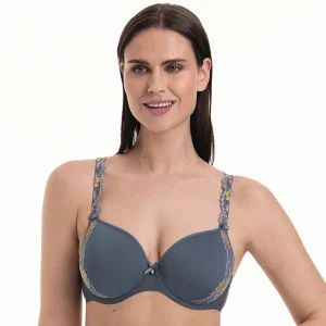 Rosa Faia - Soutien-gorge à armatures Colette Bonnets Espaceurs Gris Ciel