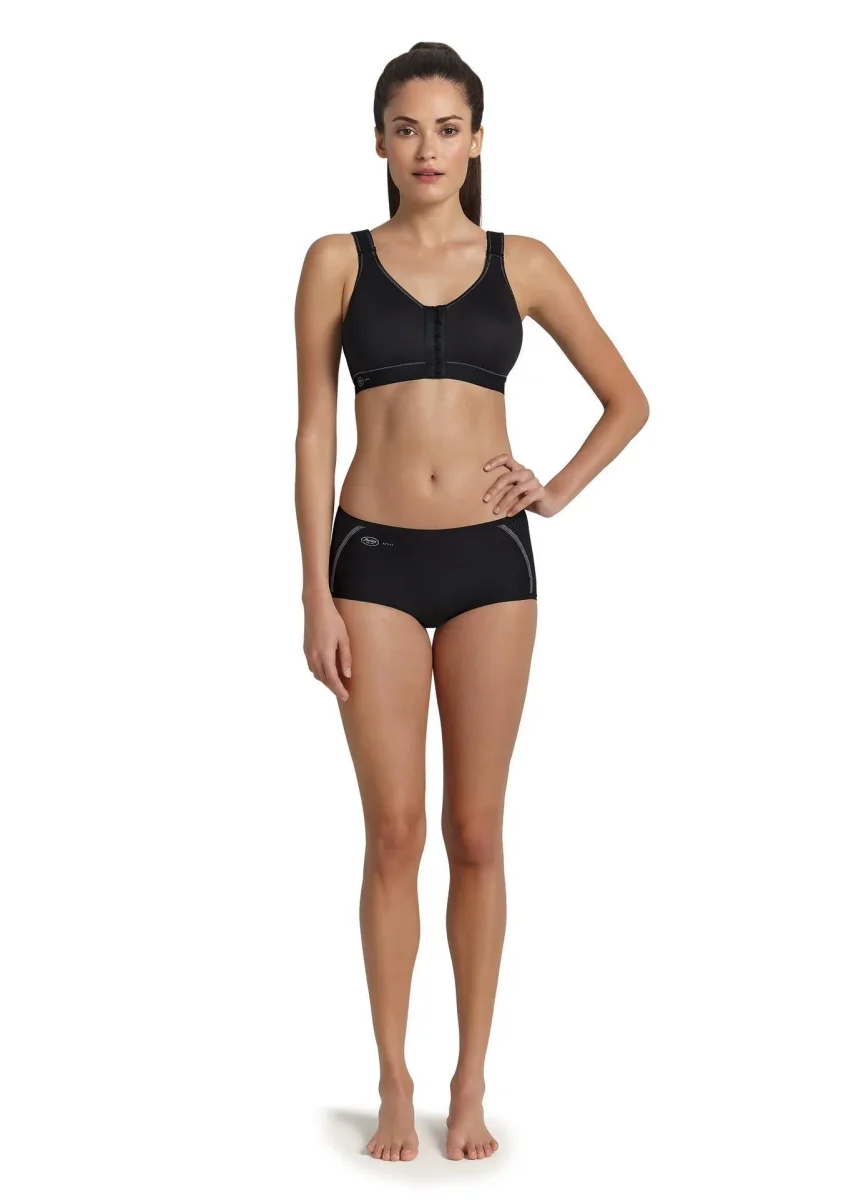 Anita Active - Soutien-gorge de sport à fermeture frontale Frontline Noir – Image 4