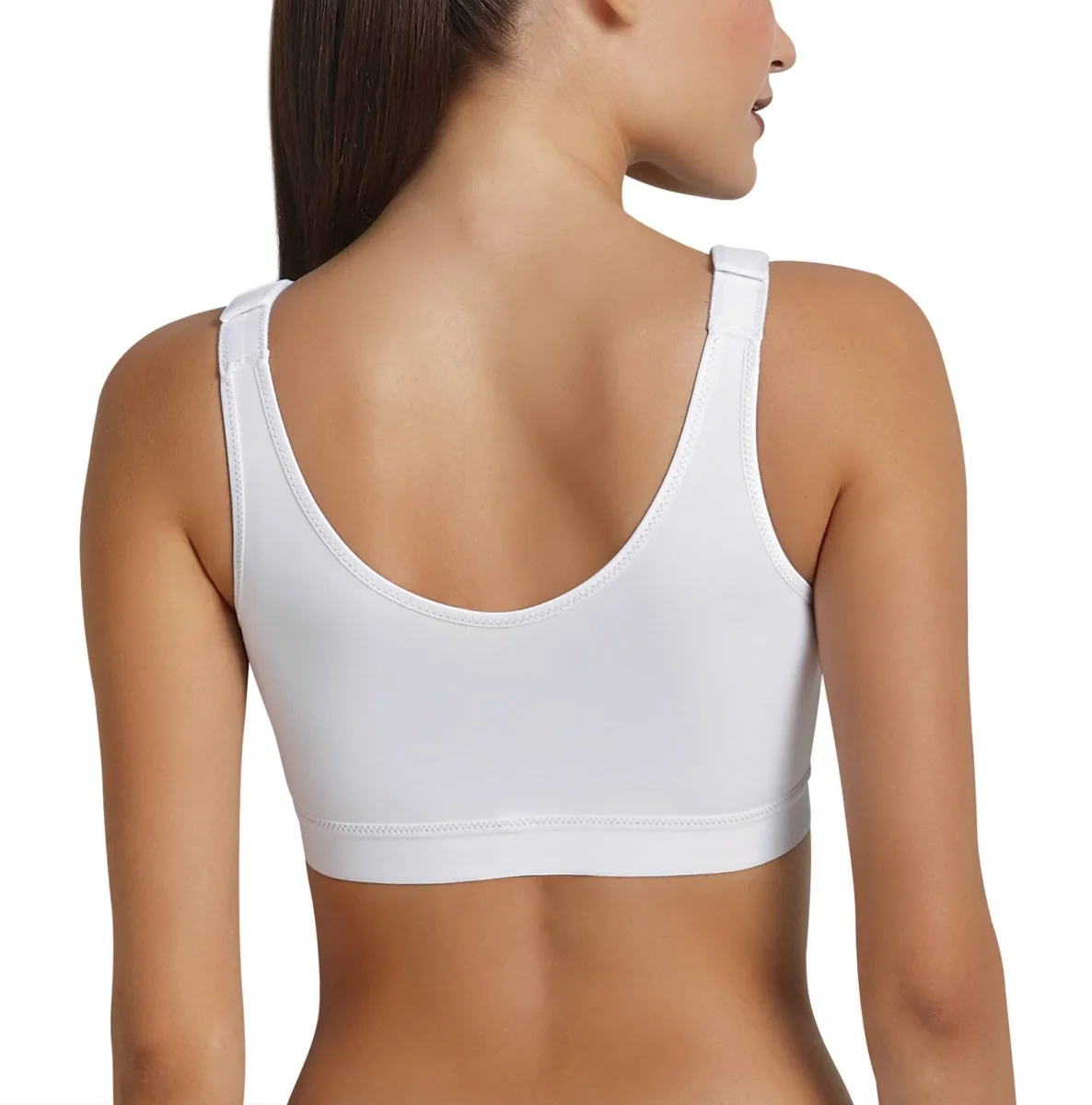 Anita Active - Soutien-gorge de sport à fermeture frontale Frontline Blanc – Image 3