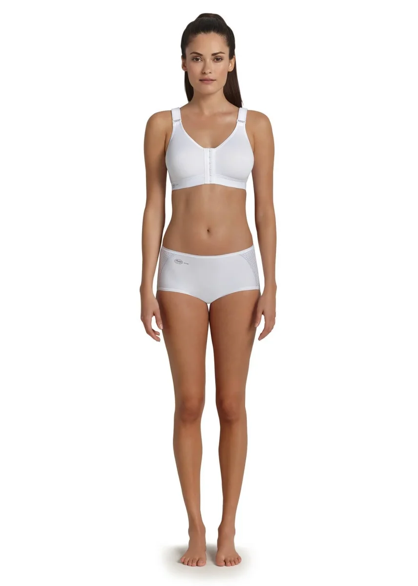 Anita Active - Soutien-gorge de sport à fermeture frontale Frontline Blanc – Image 4