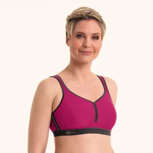 Anita Care - Soutien-gorge de sport moulé Performance Rose/Anthracite