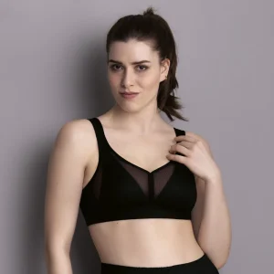 Anita Care - Soutien-gorge post-mastectomie Air Control Deltapad Noir