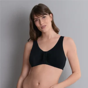 Anita Care - Soutien-gorge post-mastectomie Hazel avec fermeture frontale, noir