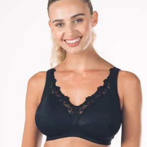 Royce - Soutien-gorge non rembourré à bonnets pleins Robyn, noir