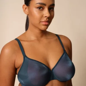 Gossard - Soutien-gorge moulé transparent Glossies Bleu Ombre