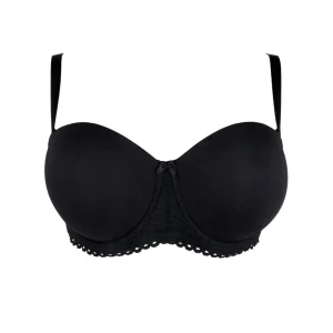 Antigel By Lise Charmel - Soutien-gorge maintien bustier graphique Tressage Tressage Noir