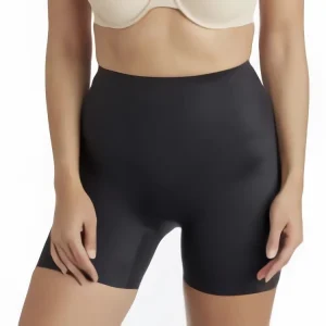Naomi & Nicole Shapewear - Pantalon de vélo à la taille ajustable noir