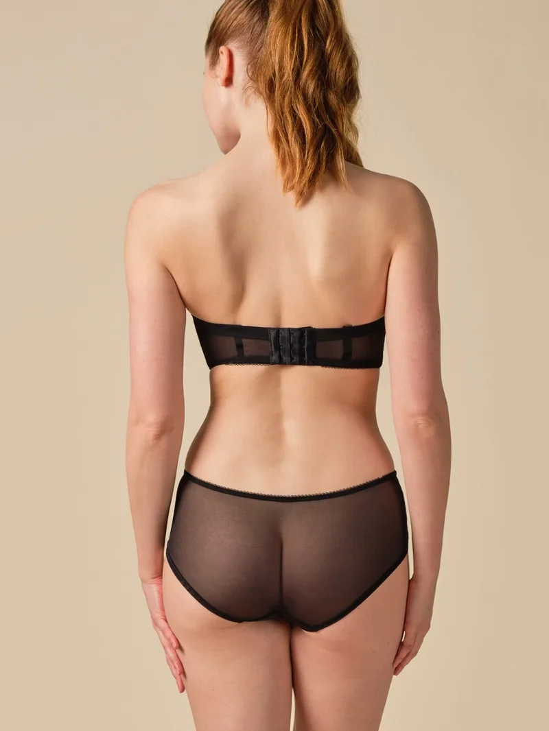 Gossard - Soutien-gorge sans bretelles en dentelle Superboost Noir – Image 4