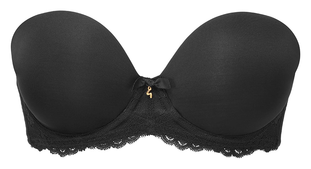 Gossard - Soutien-gorge sans bretelles en dentelle Superboost Noir – Image 5