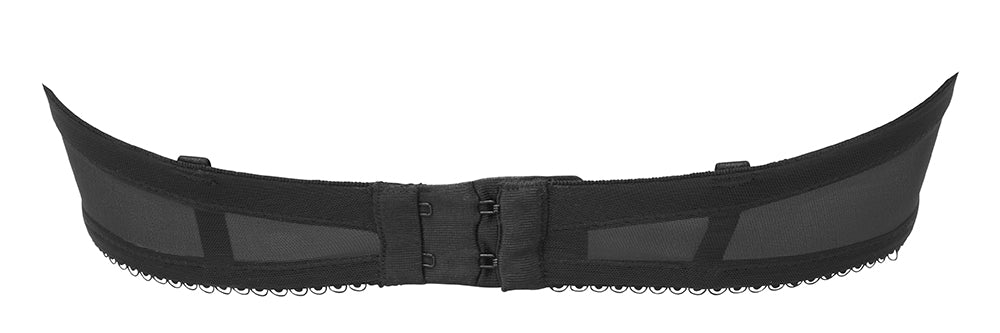 Gossard - Soutien-gorge sans bretelles en dentelle Superboost Noir – Image 6