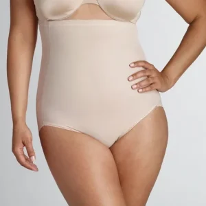Naomi & Nicole Shapewear - Slip taille haute confort incroyable Beige chaud