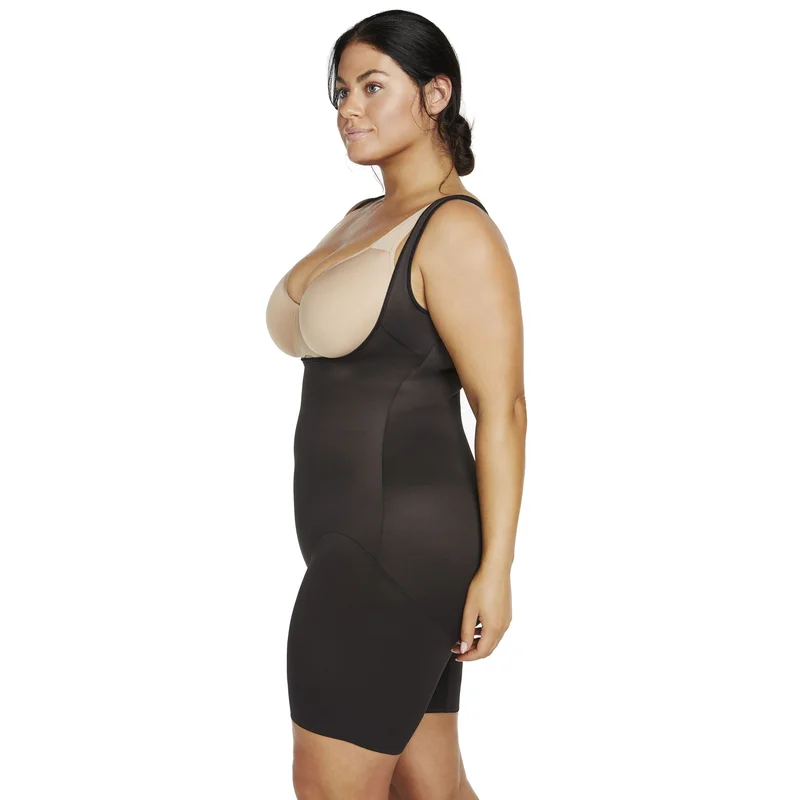 Naomi & Nicole Shapewear - Incroyable Confort Torsette Cuisse Plus Mince Noir – Image 3