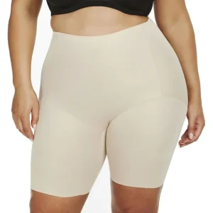 Naomi & Nicole Shapewear - Pantalon de vélo taille haute incroyablement confortable beige chaud