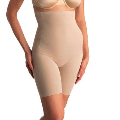 Naomi & Nicole Shapewear - Incroyable confort taille haute cuisse plus mince beige chaud – Image 2