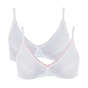 Royce - Mon premier soutien-gorge, lot de 2, blanc