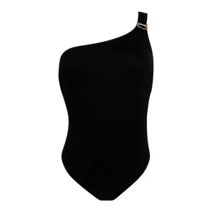 Lise Charmel Maillots De Bain - Maillot De Bain Halter Anneaux D Or Seduction Noir