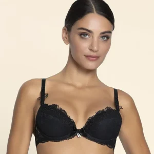 Lise Charmel - Soutien-Gorge Push Up Soir De Venise Noir Diamant